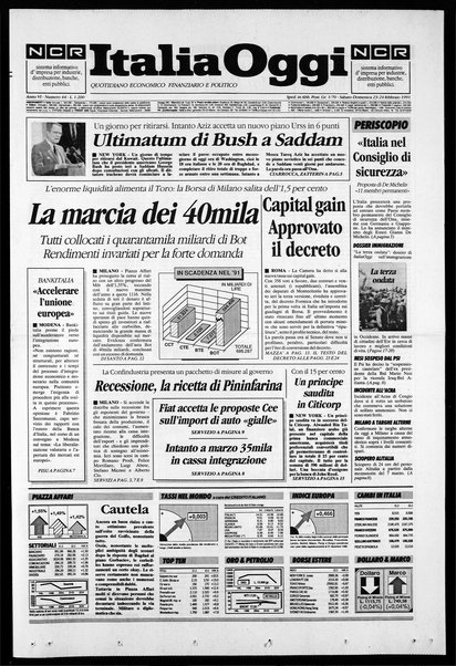 Italia oggi : quotidiano di economia finanza e politica